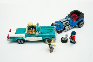 blue and black lego truck toy by Matt Hudson courtesy of Unsplash.